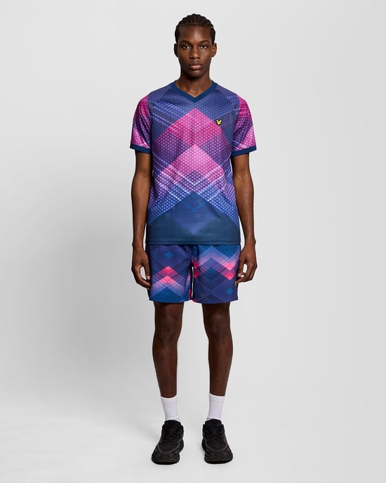 Sports Chevron Football T-Shirt - Image 2