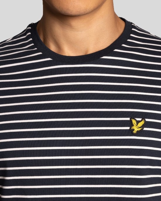 Pique Breton Stripe T-shirt - Image 3