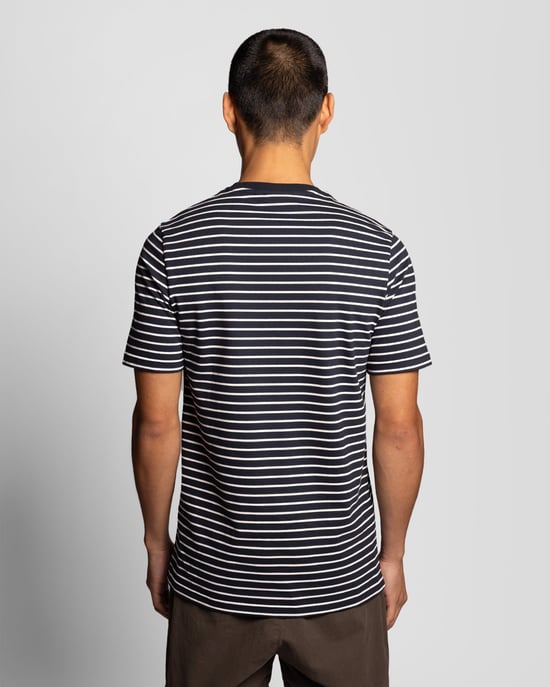 Pique Breton Stripe T-shirt - Image 4