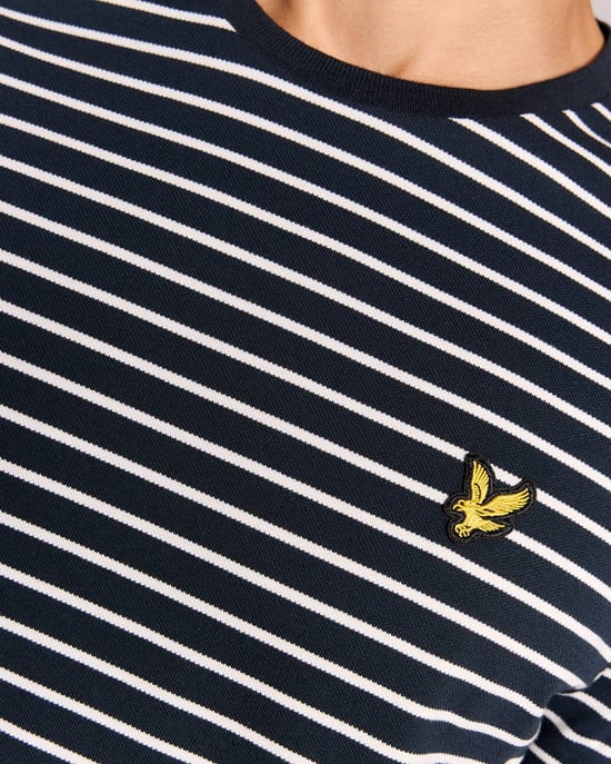 Pique Breton Stripe T-shirt - Image 6