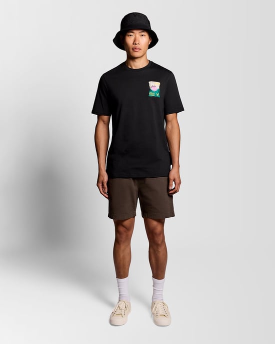 Geborduurde Graphic Crew Neck T-shirt - Image 2