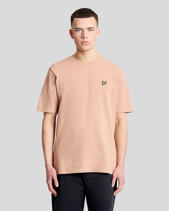 Texturerad Jacquard T-shirt - Image 1