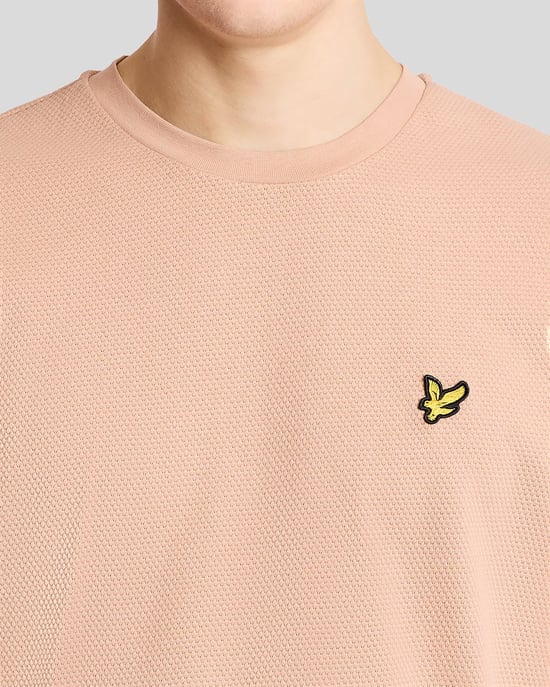 Texturerad Jacquard T-shirt - Image 3