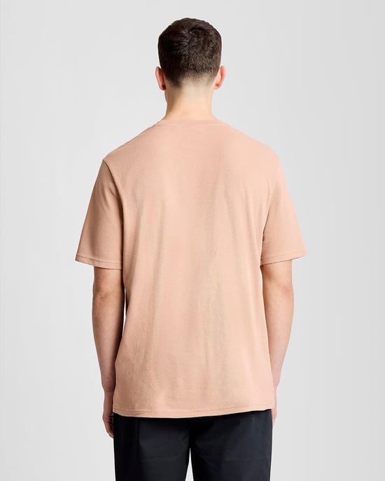 Texturerad Jacquard T-shirt - Image 4