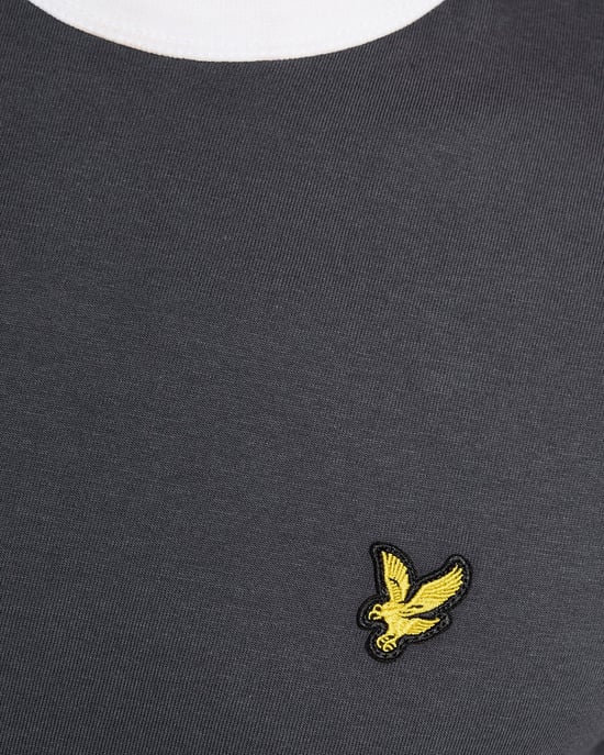 Ringer Katoenen Crew Neck T-Shirt - Image 2