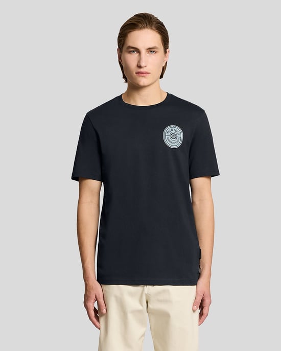 Graphic Badge Cotton T-Shirt - Image 2