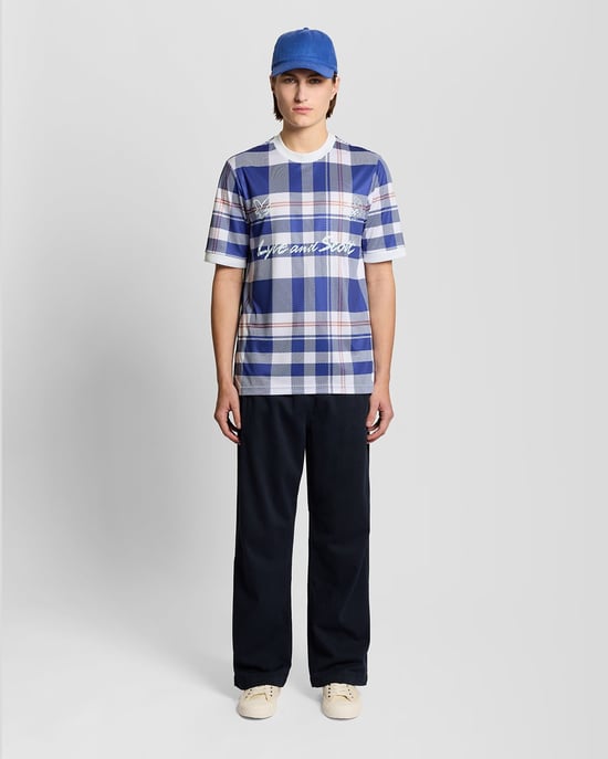 Sport Tartan Ruit Voetbalshirt - Image 2