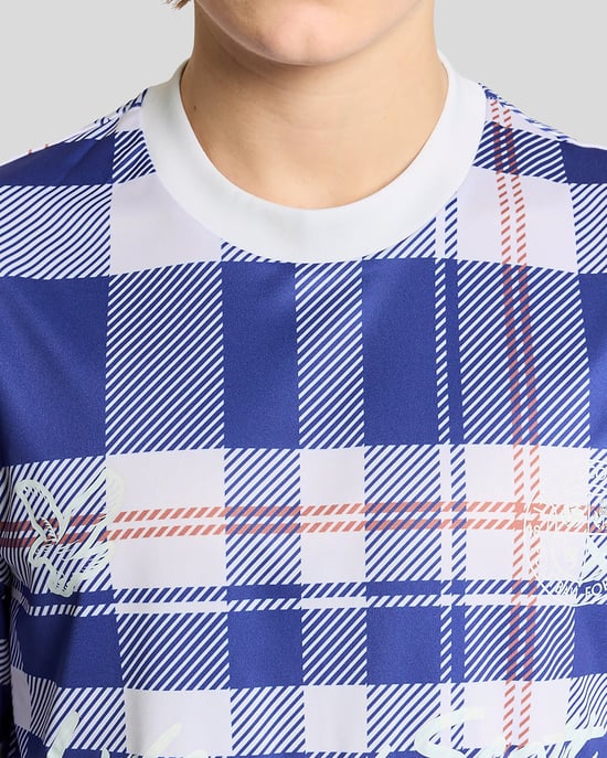 Sport Tartan Ruit Voetbalshirt - Image 3
