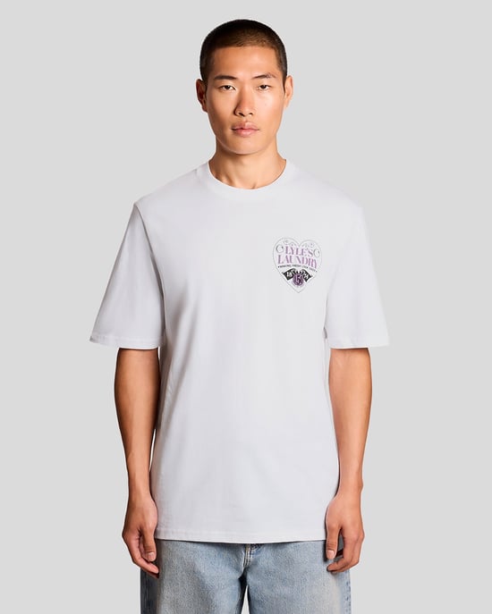 T-shirt met grafische opdruk op de borst - Image 1