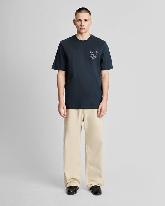 T-shirt met achterafdruk grafiek - Image 2
