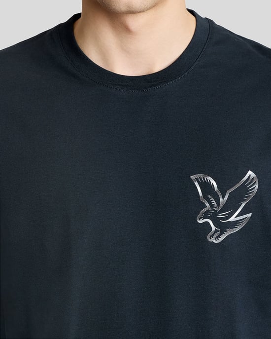 T-shirt met achterafdruk grafiek - Image 3