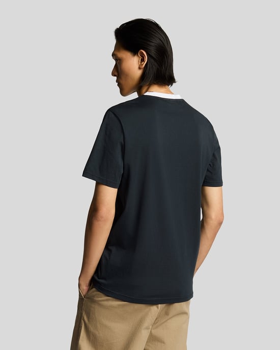 Superfin bomullskontrast T-shirt - Image 3