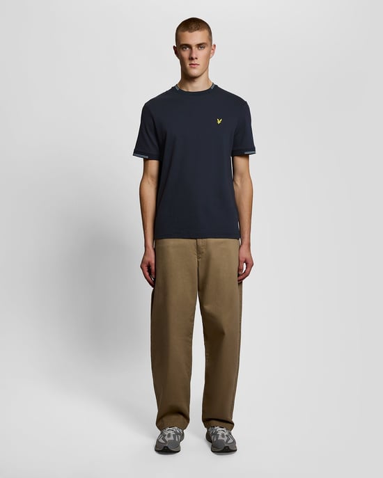 Fijne Katoenen Tipped T-Shirt - Image 2