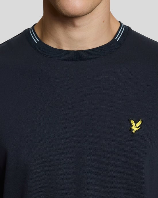 Fijne Katoenen Tipped T-Shirt - Image 3