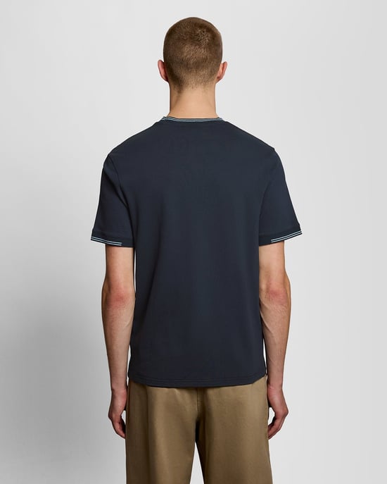 Fijne Katoenen Tipped T-Shirt - Image 4