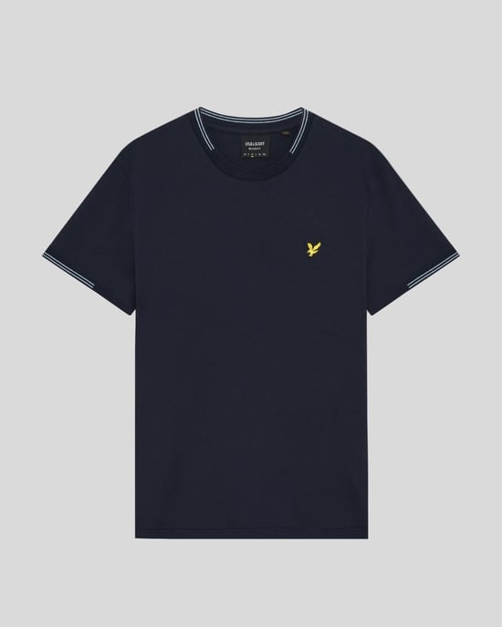 Fijne Katoenen Tipped T-Shirt - Image 5