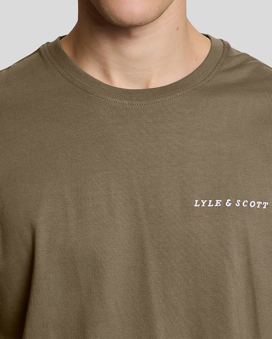 Script Logo Katoenen Crew Neck T-Shirt - Image 3