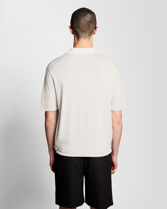 Open Collar Fijn Gebreide Poloshirt - Image 4