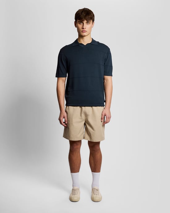 Open Collar Fijn Gebreid Poloshirt - Image 2