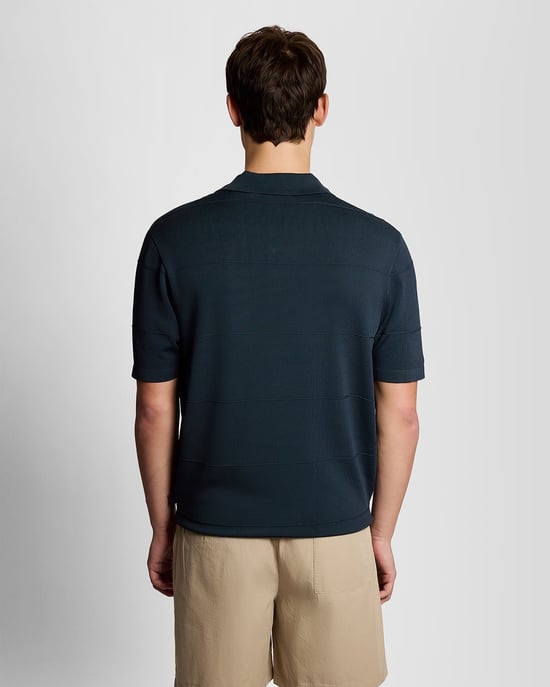 Open Collar Fijn Gebreid Poloshirt - Image 4