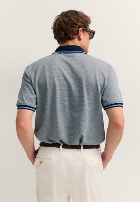 Bugatti Herren Polo Modern Fit van puur katoen - Image 2