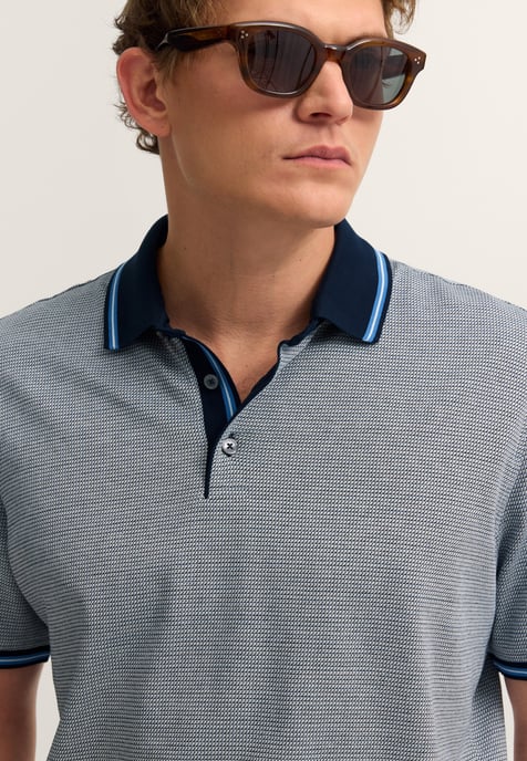 Bugatti Herren Polo Modern Fit van puur katoen - Image 4