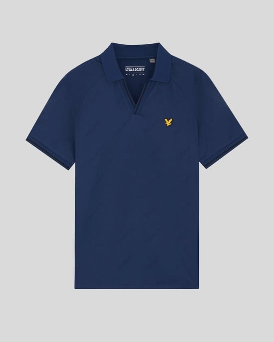 Sport Embossed Voetbal Polo Shirt - Image 5