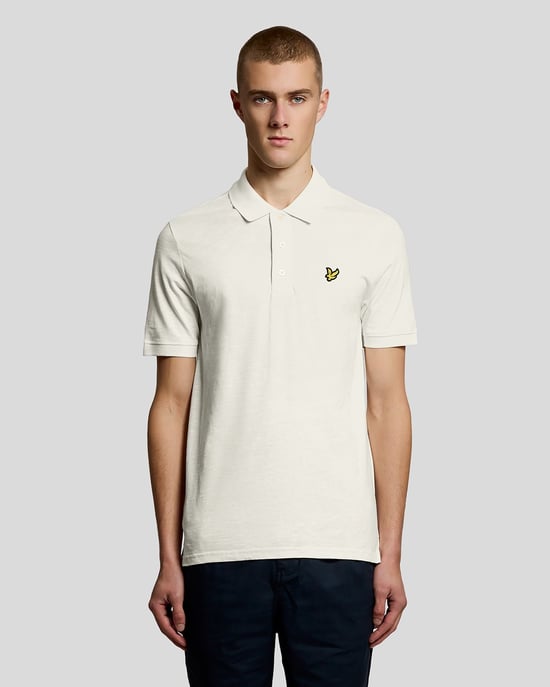 Fijn Katoenen Slub Polo Shirt - Image 1