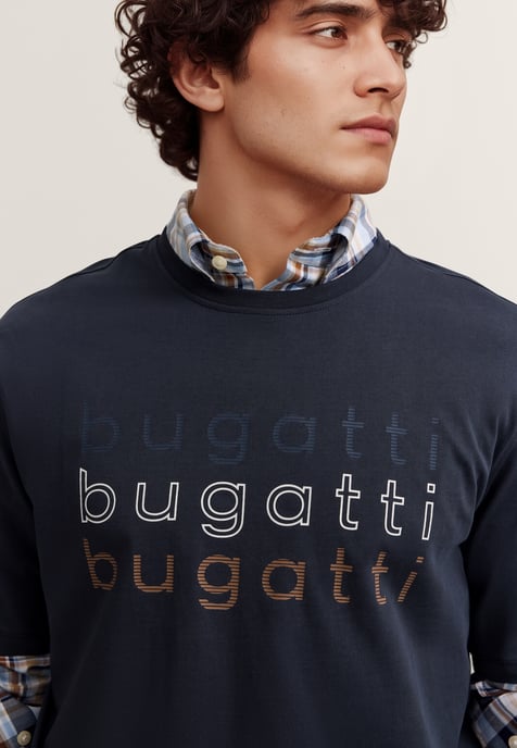 Bugatti Herren T-shirt met bugatti-print - Image 4
