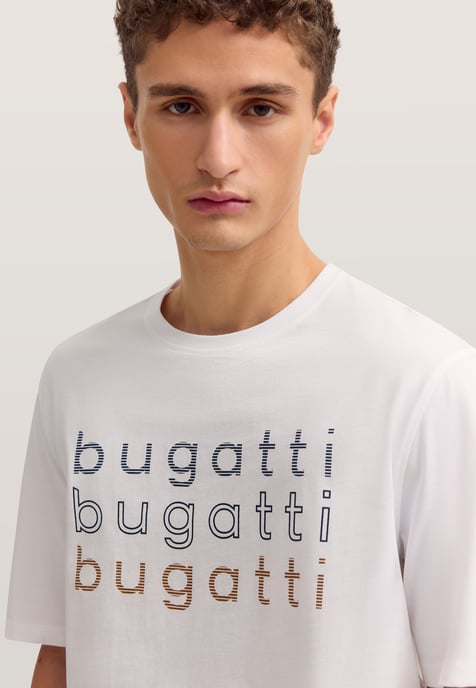 Bugatti Herren T-shirt met bugatti-print - Image 4