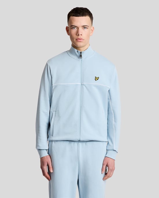 Piped Full Zip Track Top - Image 1