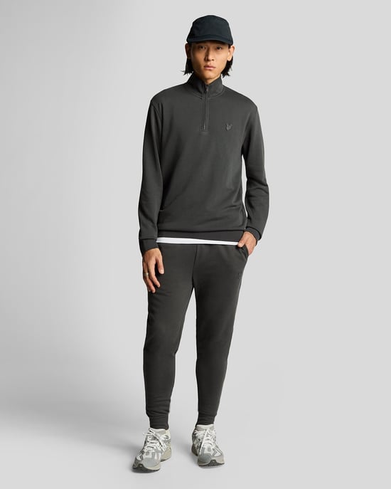Superfijn Katoen 1/4 Zip Sweatshirt - Image 2