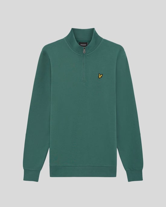 Katoenen Loopback 1/4 Zip Sweatshirt - Image 1