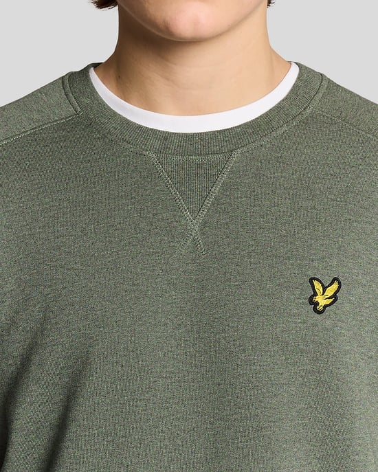 Katoenen Marl Raglan Sweatshirt - Image 3