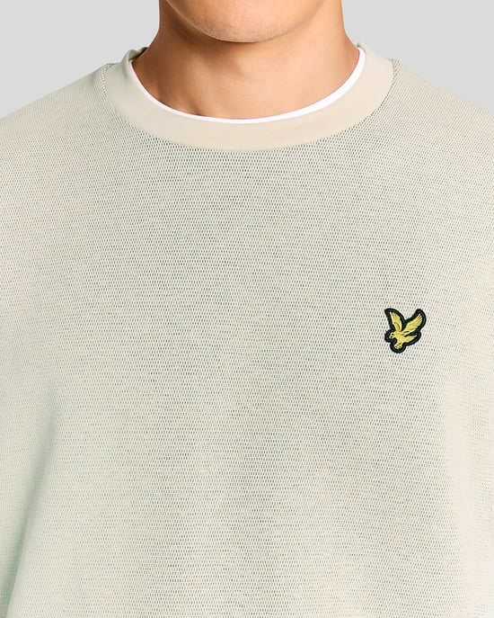 Verhoogde Jacquard Crew Neck Sweatshirt - Image 3
