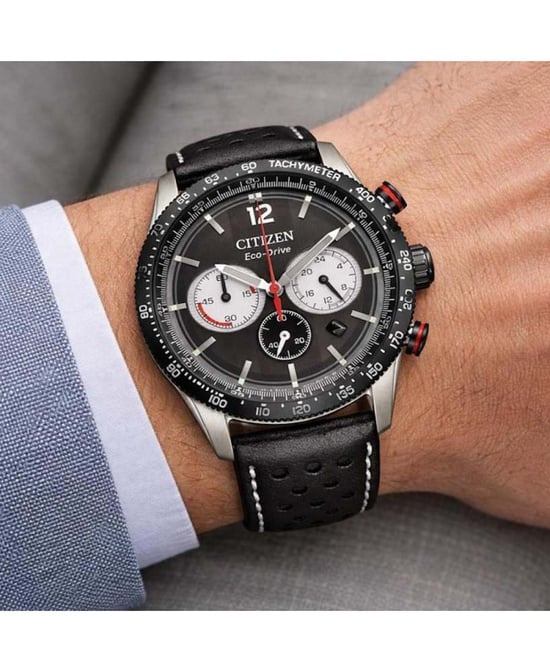 Citizen Heren Horloge Zwart CA4717-06E - Image 3