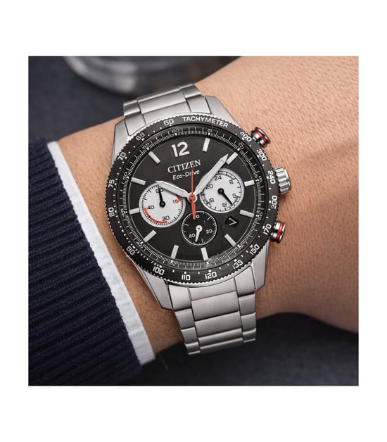 Citizen Heren Horloge Zilverkleurig CA4714-55E - Image 4
