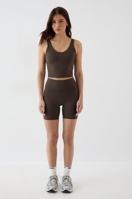 DSGN Studio Sculpt Longline Plunge Sports Bra - Image 5