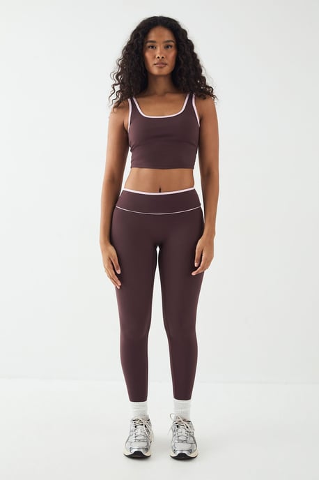 DSGN Studio Sports Sculpt Contrast Piping Padded Sports Bra - Image 5