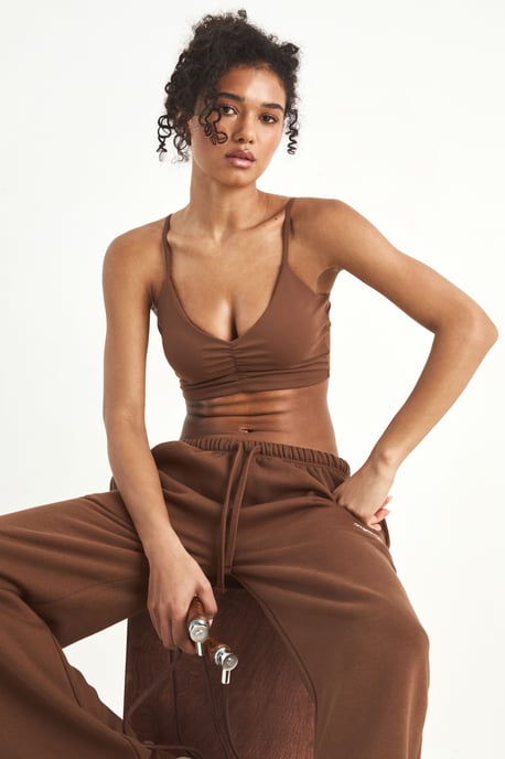 DSGN Studio Sculpt Ruched Internal Padding Sports Bra - Image 1
