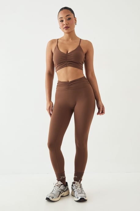 DSGN Studio Sculpt Ruched Internal Padding Sports Bra - Image 3