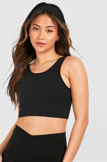DSGN Studio Ultra Sculpt Padded Deep Hem Light Support Sports Bra - Image 1