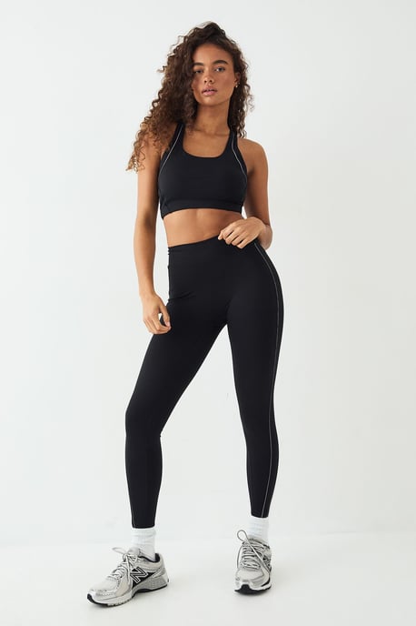 DSGN Studio Reflective Binding Sculpt Sports Bra - Image 3