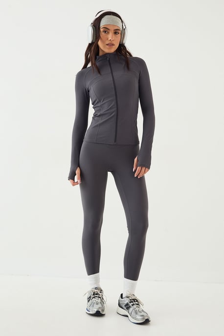DSGN Studio Sculpt Rib Seam Detail Sports Jacket - Image 3