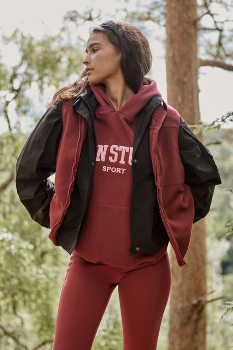 DSGN Studio Sport Polar Fleece Pocket Detail Gilet - Image 1