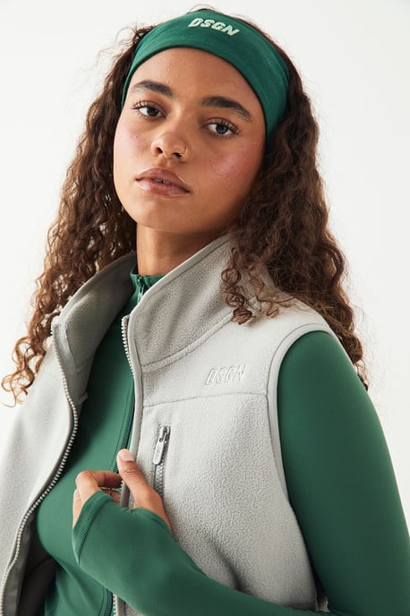 DSGN Studio Sport Polar Fleece Pocket Detail Gilet - Image 4