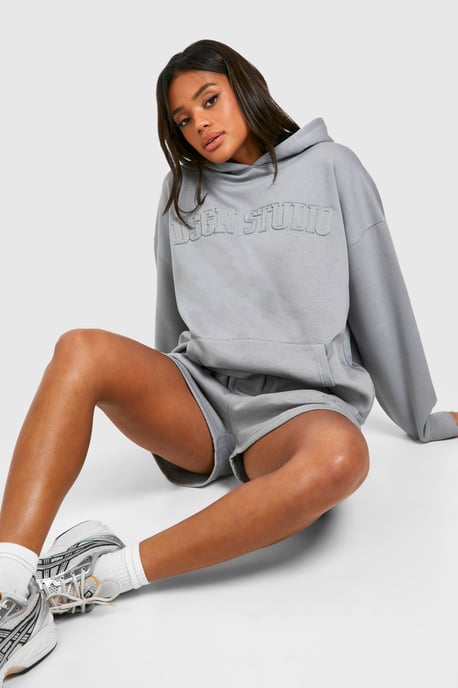 DSGN Studio Self Fabric Applique Sweat Short - Image 3
