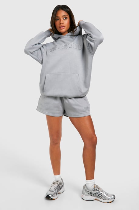 DSGN Studio Self Fabric Applique Sweat Short - Image 4