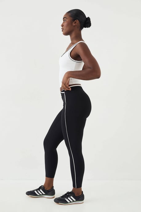 DSGN Studio Sculpt Wrap Waist Piping Detail Legging - Image 3