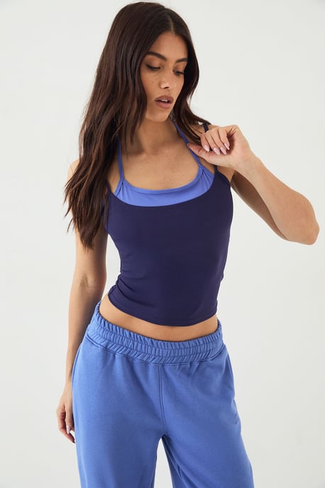 DSGN Studio Sculpt Double Layer Interal Padded Vest Top - Image 3